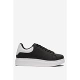 Liger Unisex Yüksek Taban Günlük Spor Sneaker Ayakkabı SİYAH-BEYAZ - Siyah - Beyaz