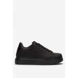 Liger Unisex Yüksek Taban Günlük Spor Sneaker Ayakkabı SİYAH - Siyah
