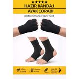 Liggo Boks Bandajı Kickboks Çorabı Seti Boks Kick Boks Muaythai Bandaj Çorap Seti