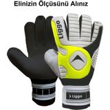 Liggo Reflex Kaleci Eldiveni Bilek Bandajlı Lateks Kaleci Eldiveni - 5 - Neon Sarı
