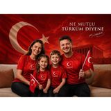 Liggo Yetişkin ve Çocuk Türkiye Milli Takım 2026 Dünya Kupası Forması - Kırmızı - 15 - 16 Yaş