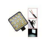 Light 6 Adet 16 Led Kare Off Road Traktör Sis Fari Sis Lambasi Çalisma Projektör