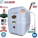 Light Gastro Beyaz Pompalı Montaj Dahil 8 Litre 5 Filtre 10 Aşama Su Arıtma Cihazı