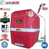 Light Gastro Kırmızı Beyaz Pompalı Montaj Dahil 8 Litre 5 Filtre 10 Aşama Su Arıtma Cihazı