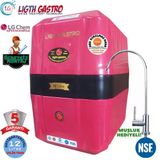 Light Gastro Kırmızı Siyah Montaj Dahil 12 Litre 7 Filtre 14 Aşama Su Arıtma Cihazı