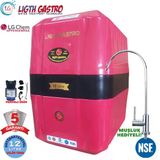 Light Gastro Kırmızı Siyah Pompalı 12 Litre 7 Filtre 14 Aşama Su Arıtma Cihazı