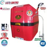 Light Gastro Kırmızı Siyah Pompalı 8 Litre 5 Filtre 10 Aşama Su Arıtma Cihazı
