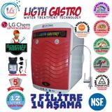 Light Gastro Plus Kırmızı Beyaz Pompalı Montaj Dahil 12 Litre 7 Filtre 14 Aşama Su Arıtma Cihazı