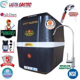 Light Gastro Siyah Beyaz Pompalı Montaj Dahil 8 Litre 5 Filtre 10 Aşama Su Arıtma Cihazı