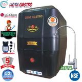 Light Gastro Siyah Pompalı Montaj Dahil 12 Litre 7 Filtre 14 Aşama Su Arıtma Cihazı
