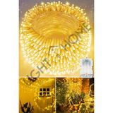 Light Home 80 LED 10 Metre Pilli Gün Işığı Işık Zinciri Dekoratif Peri Led, Oda Yatak Odası Salon Masa Parti Düğün Noel Süsleme Aydınlatması, Enerji Tasarruflu, Iç Mekan ve Balkona Uygun Şık Tasarımlı