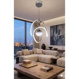 Light House Badem 3 Renk Toplu Taşlı Modern Koridor Mutfak Hol LED Avize - Bej
