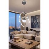 LİGHT HOUSE Badem 3 Renk toplu taşlı modern koridor mutfak hol led avize
