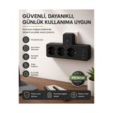 Light Nova 3’lü Akım Korumalı Priz Çoğaltıcı | 2500W 10A | USB-A ve Type-C Çıkışlı Priz