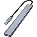 Light Nova 7in1 USB To USB Çoklayıcı 7 Port Usb3.0 Hub Power Güç Destekli 5gbps High Speed