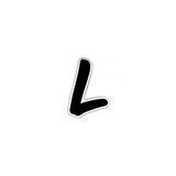 LIGHT PLUS NINE Rozet Harf / L