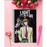Lıght Yagami Death Note Anime Defter Özel Tasarım A5 Boyutu 15*21 cm Telli Çizgisiz Defter