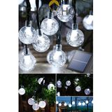 Lighthome 50 Led 7 Metre Beyaz Gunes Enerjili Led Isik Solar Bahce Teras Balkon Agac Lambasi Aydinlatmasi