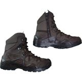 Lıghtınghm Askeri Kamp Taktikal Trekking Fermuarlı Outdoor Suni Deri Taktik Kışlık Bot - 10D-Kahverengi