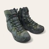 Lıghtınghm Askeri Kamp Taktikal Trekking Fermuarlı Outdoor Suni Deri Taktik Kışlık Bot - Haki