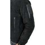 Lıghtınghm Erkek Siyah Askeri Kışlık Feremuarlı Polar Mont Ceket Polar - XL - 010 - Siyah