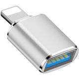 Lightning To Otg Adapter Lightning iPhone iPad Dişi USB Dönüştürücü Adaptör Gri