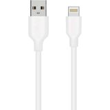 Lightning To USB 2.4A Şarj Kablosu Ipad Iphone 5 6 7 8 x 11 12 13 Uyumlu Şarz Aleti - Beyaz - RENK
