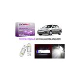 LIGHTNIX Toyota Corolla(2002-2007) T10 W5W LED Plaka Lambası Ampulü - Yüksek Parlaklık ve Dayanıklılık Parlak