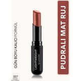 Lightweight Lip Powder Ultra Hafif Nemlendirici Stick Mat Ruj (007 Coffee Wth Frnds) 8682536061766 - KAHVERENGİ.