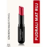 Lightweight Lip Powder Ultra Hafif Nemlendirici Stick Mat Ruj (012 Legendary Red) 8682536061865 - KIRMIZI
