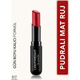 Lightweight Lip Powder Ultra Hafif Nemlendirici Stick Mat Ruj (017 This Night) 8682536063746 - KIRMIZI.