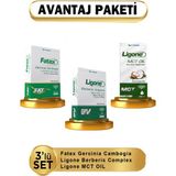 Ligone Berberis Vulgaris + Ligone Mct Oil + Fatex Garcinia Cambogia 3lü ( Avantajlı Paket ) - Aromasız