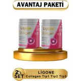 Ligone Collagen Powder 300 gr 2li ( Avantajlı Paket ) - Aromasız