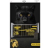 LİGROUND Extra Güçlü 5 Adet Siyah Klasik Bulaşık Süngeri Glitters Panthera Edition Bulaşık Süngeri