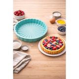 Liground Yeşil Yuvarlak Silikon Turta Cheesecake Kalıbı | Yapışmaz Esnek Turta Kek Kalıbı | Fırın & Tatlı Kalıbı