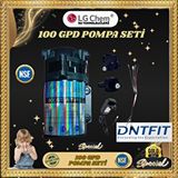 Ligth Gastro Dnt Fittings 75-100 Gpd Cihazlar İçin Pompa Seti.su Aritma Cihazlari İçin Siyah