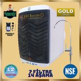 Ligth Gastro Gold Pompalı & Montaj Dahil 12 Litre 7 Filtre 14 Aşama 90 Gpd Nano Lg Membranlı Gümüş Iyon Tatlandırıcılı Mineral ve Alkali Filtreli Su Arıtma Cihazı