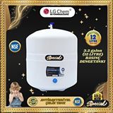 Ligth Gastro Lg Chem 3.2 Galon (12 Litre) Antibakteriyel İç Diş Çelik Su Aritma Cihazi Basinç Denge Tanki Beyaz