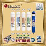 Ligth Gastro Lg Chem 5 Li İnline Quick Filtre Seti.su Aritma Cihazlari İçin Beyaz