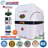 Ligth Gastro Light Gastro Premium Beyaz Siyah. Pompali Ücretsiz Montajli 8 Litre.gümüş İyon Tatlandiricili Su Aritma Cihazi.