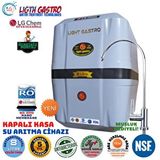 Ligth Gastro Light Gastro Premium Gri Siyah Renk 8 Litre Ücretsiz Montajli Gümüş İyonlu Su Aritma Cihazi