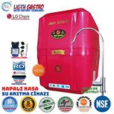 Ligth Gastro Light Gastro Premium Kirmizi.8 Litre.pompali.gümüş İyon Tatlandiricili Su Aritma Cihazi Kırmızı