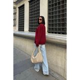 Lijuri Gümüş Taşlı Sweatshirt 8052 R3-C-K3