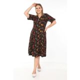 LİKAPA Kısa Kollu Penye Elbise 806PK