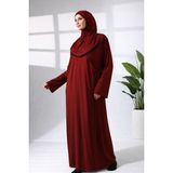Likapashop Likralı Viskon Başörtülü Namaz Elbisesi 1874 - 2