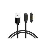 like 4-Pin 2.54mm Kablolu Pogo Pin Manyetik Konnektör Takımı - USB Soketli