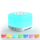 LIKE Bluetooth Hoparlörlü Beyaz Gürültü Ses Makinesi, Gece Lambası, 40 Yatıştırıcı Sesler, 9 Renkli Işık, Şarj Edilebilir, Bebek, Çocuklar ve Yetişkinler için Taşınabilir