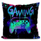 Likjad Oyun Yastık Kılıfları 18x18, Erkek Çocuklar için Oyun Odası Dekoru, Oyun Odası Aksesuarları ve Dekor foy Boys, Genç Erkek Erkekler için Oyuncu Hediyeleri