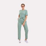 Likralı Dinamik Aster Medikal Üniforma, Spa, Estetik ve Güzellik Merkezi Tulum - Kadın, Mint Yeşil - Açık Yeşil - XL