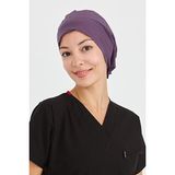 Likralı Doktor Hemşire Cerrahi Bone Aşçı Bonesi Iş Bandanası, Gül Kurusu - Standart